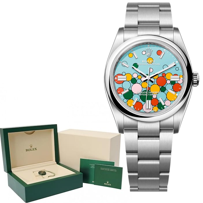 ROLEX OYSTER コレクションボックス Rolex RX-003 Oyster Perpetual Celebration com Caixa e Manual | RTimer