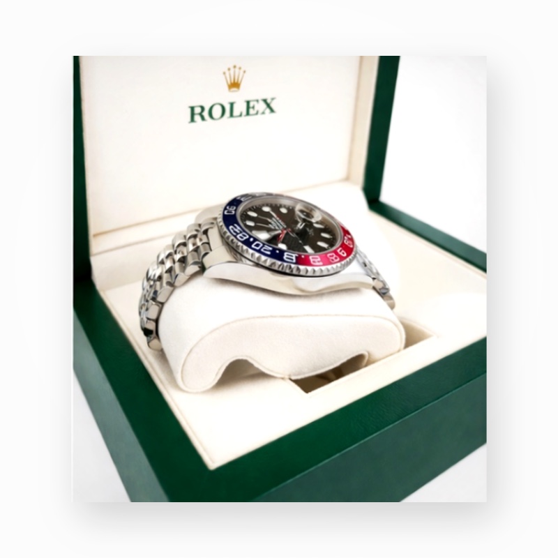 Rolex GMT-Master II Pepsi Premium com Caixa e Manual
