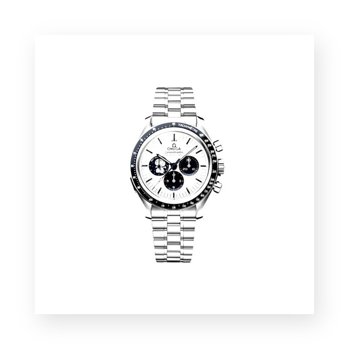 Omega OM-08 Speedmaster Anniversary Series Snoopy ângulo 1