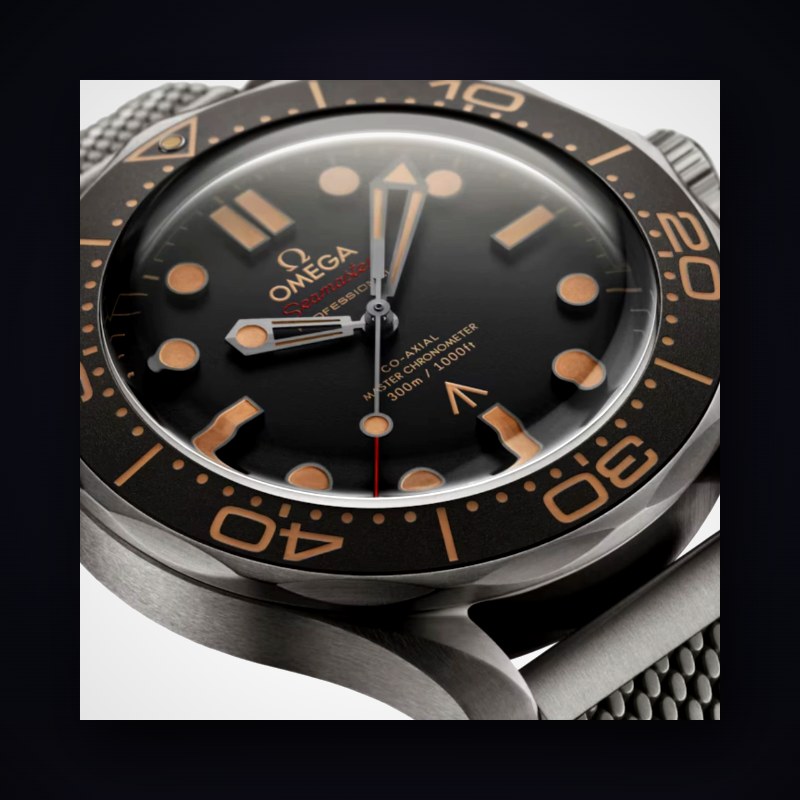 Omega Seamaster Titanium 300 James Bond 007 ângulo 3